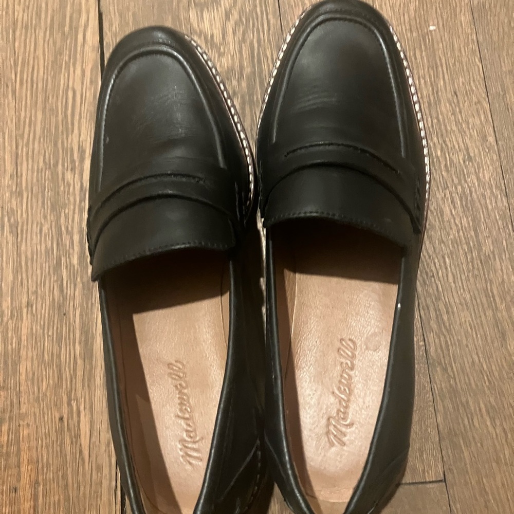 Madewell Classic Black Slip-On Loafers